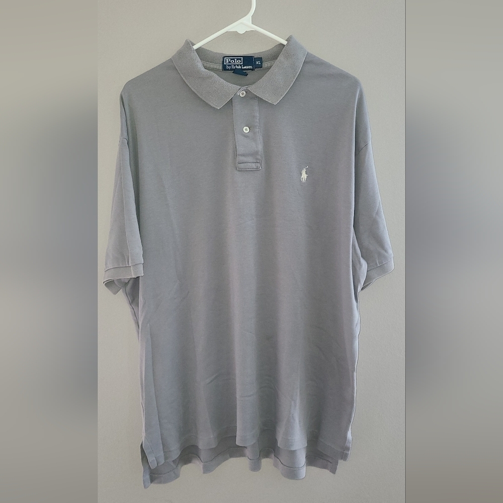 Polo Ralph Lauren Men's Polo classic fit shirt flawed with 2 tiny holes VTG - Picture 2 of 12